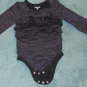 little girls ruffle detailed onesie